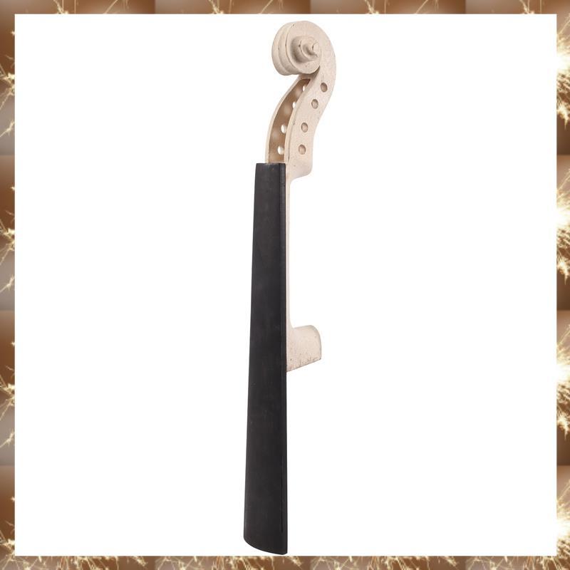 (OKB)4/4 ขนาด Maple ไวโอลินคอ Ebony Fingerboard ไวโอลิน DIY ชุดแกะสลักมือเลื่อน