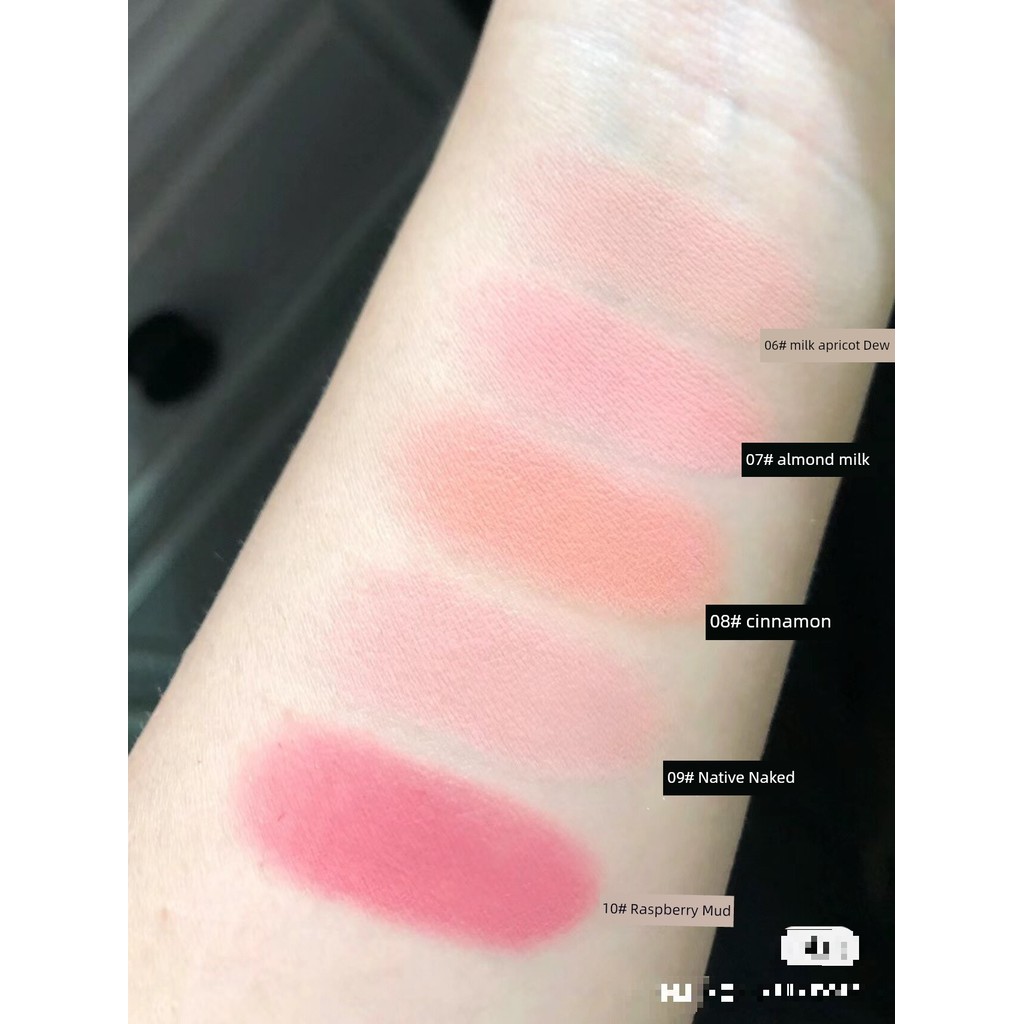 บลัชลากลาส ไฮไลท์ FLORTTE/ดอกไม้ Lolia Good Beauty Lia Series Air Blush Cream บลัชออนสีม่วง Reenderi