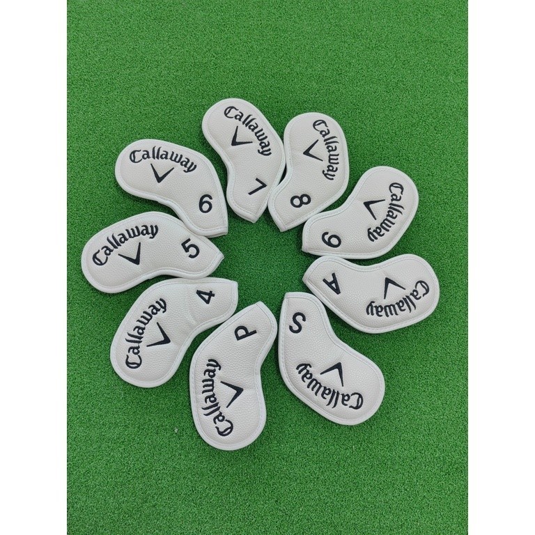 👉 2026 Callaway High-end golf iron head cover Iron head cover Wedge cover 4-9 ASP 9pcs