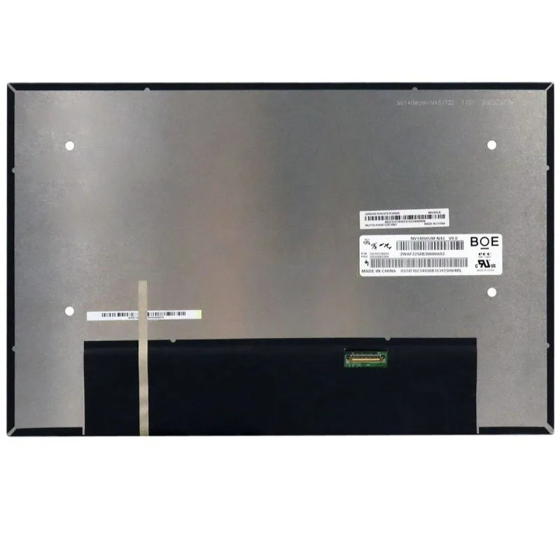 NV140WUM-N43 V8.0 nv140wum n43 1920*1200 IPS EDP 30 PINS MATTE แล็ปท็อปจอแสดงผล Lcd Matrix 14- นิ้ว