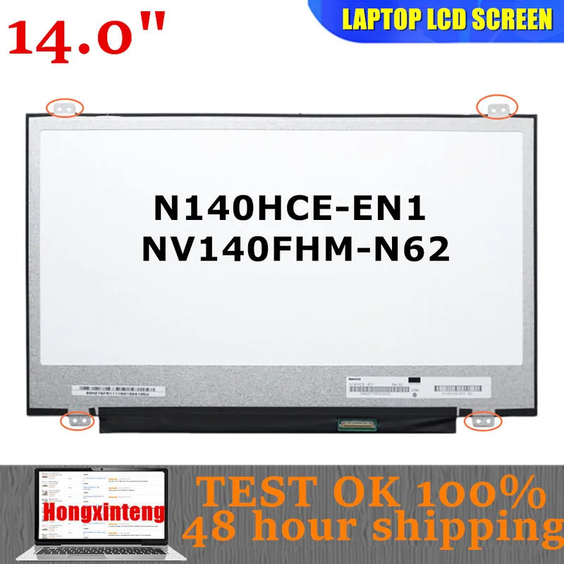 N140HCE-EN1 NV140FHM-N62 Original Innolux สําหรับแล็ปท็อป Lenovo LCD LED FHD 1920*1080 IPS 30PIN Sli