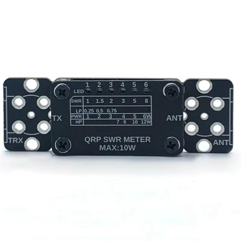 ABKS-Digital Short Wave SWR Meter Mini 3-30Mhz Power Standing Wave Meter 12W Shortwave SWR Meter Ins