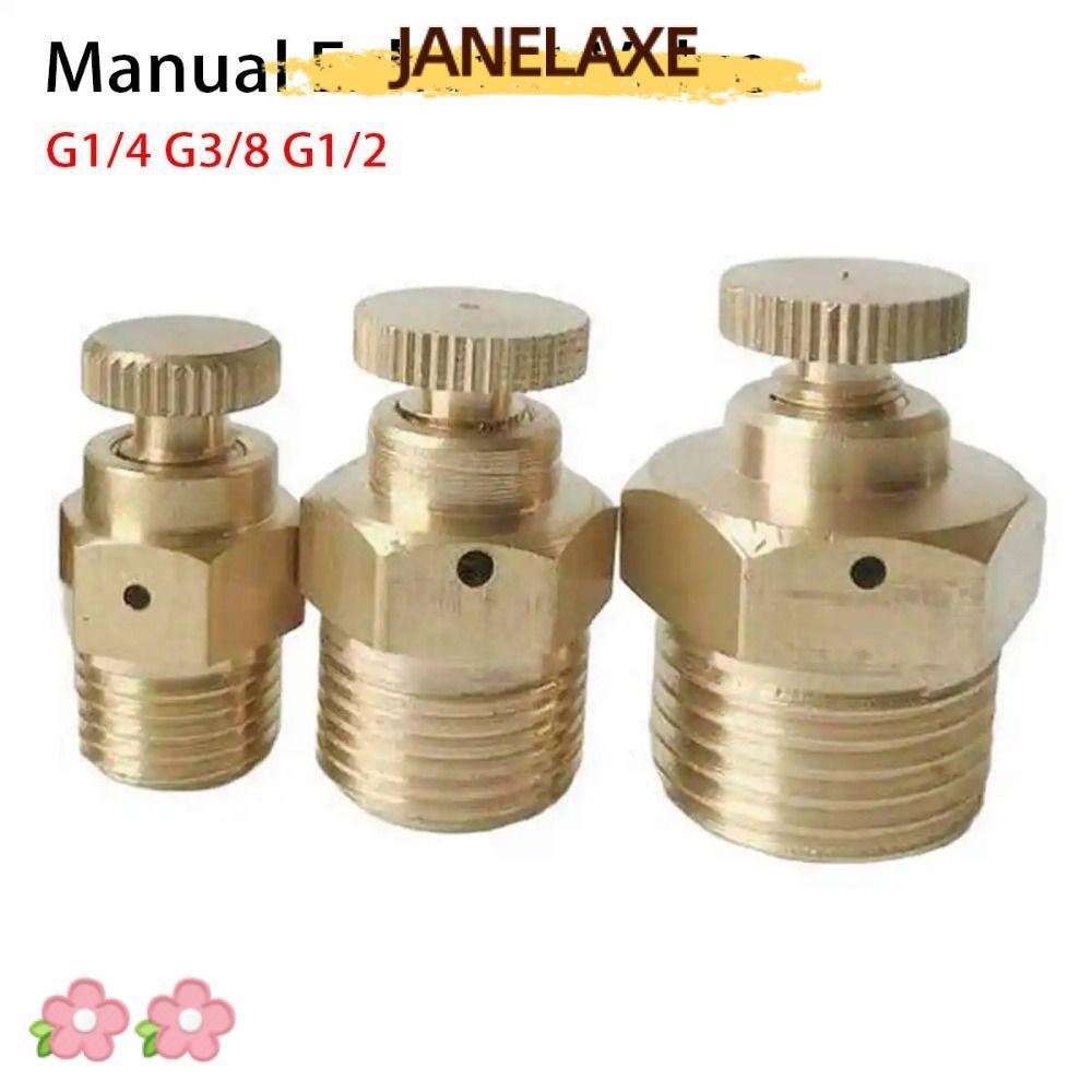 JANELAXE932JN 1 ชิ้นคู่มือไอเสียชายด้ายความปลอดภัยวาล์วหัวฉีด Air Release วาล์ว,ทนทาน PN 1.6 Mpa สํา
