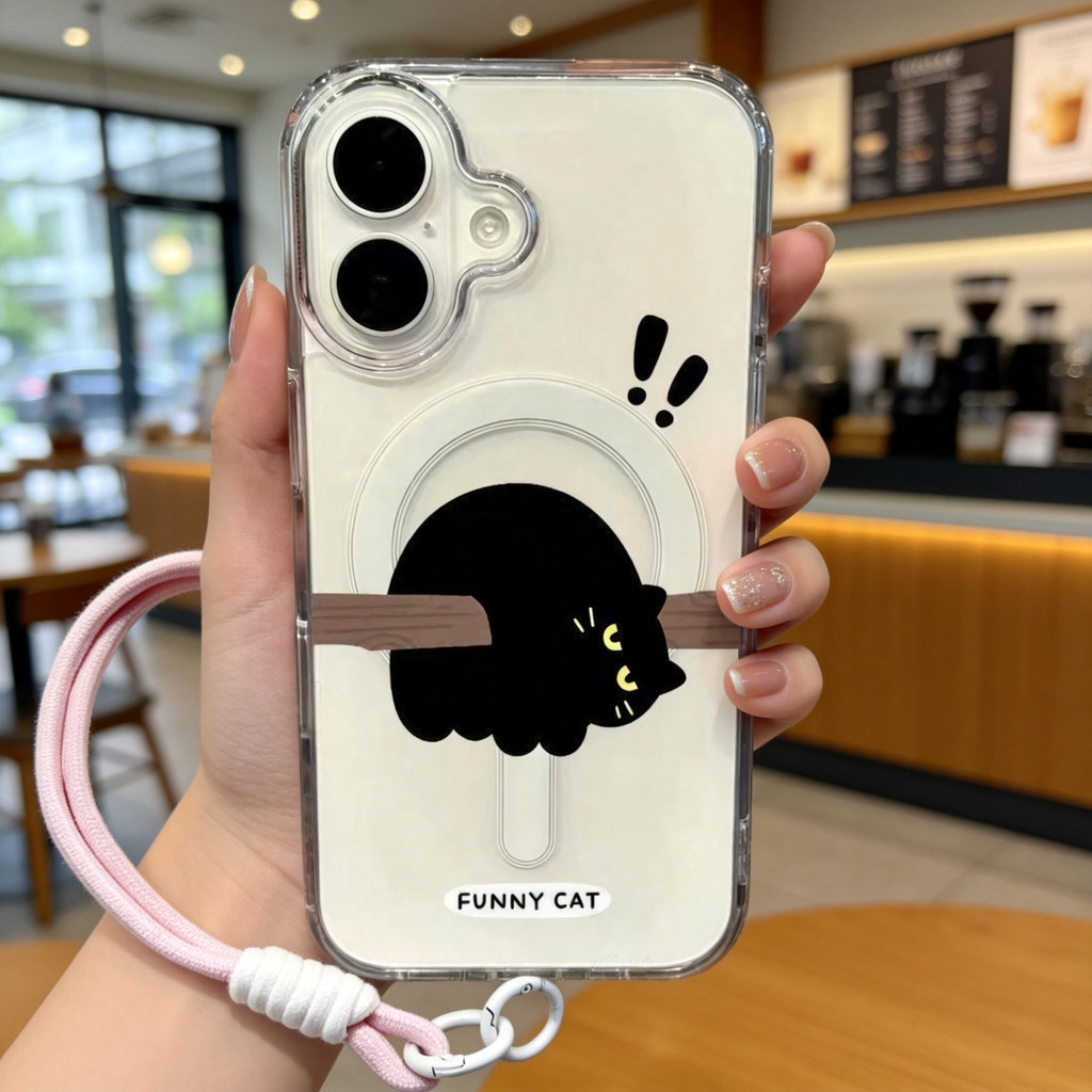 Bov-เคสไอโฟน รองรับการชาร์จแบบไร้สาย ที่รองรับ iPhone 17PROMAX  16 14PLUS 15PRO 11/12/13-HLYCK474