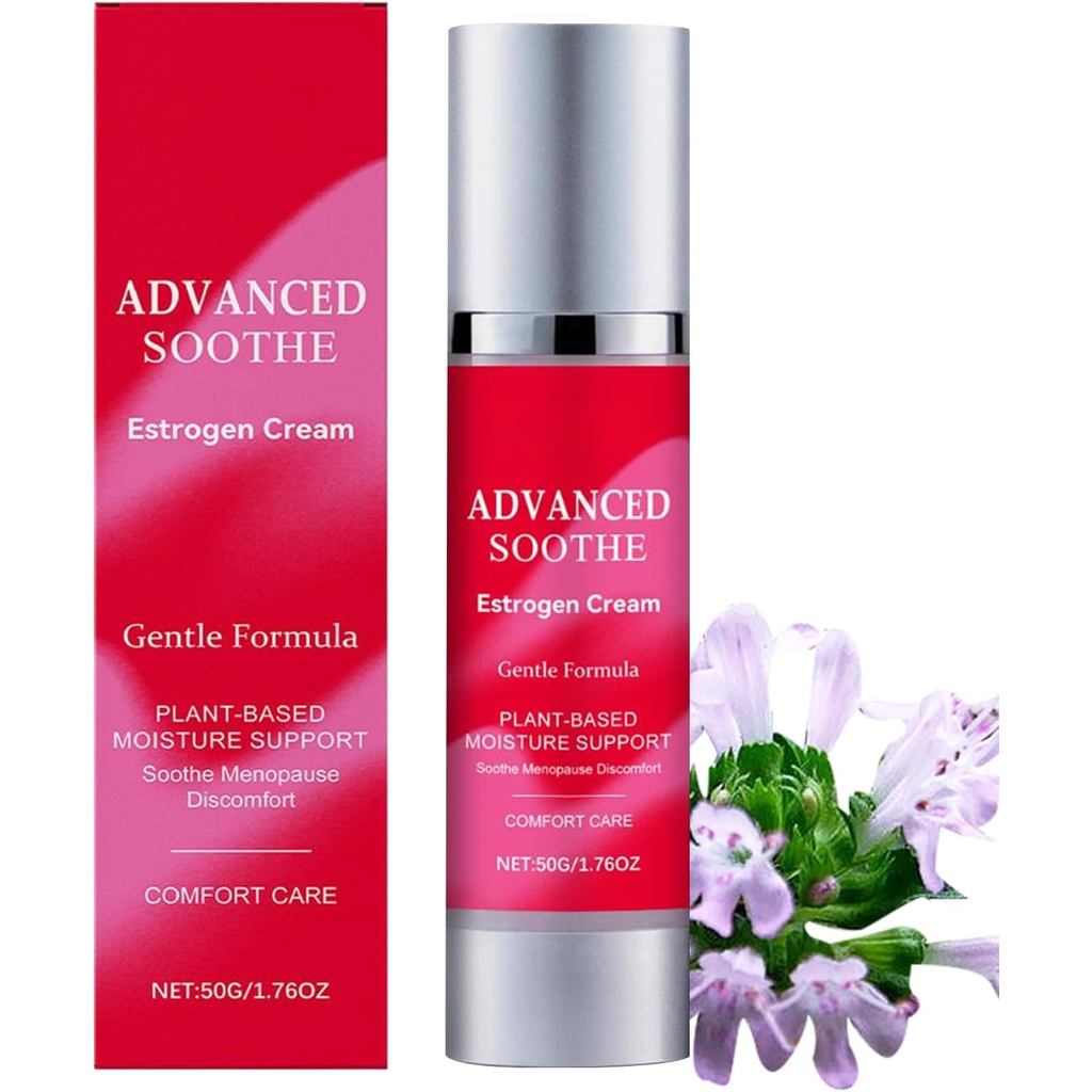 Estrogen Cream For Women 50g,สูตรธรรมชาติสําหรับความแห้งกร้านใกล้ชิด,oothing Private Skin Estrogen C