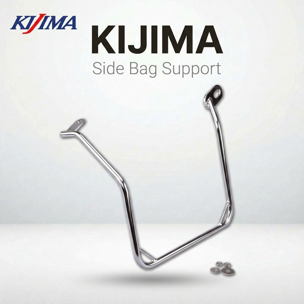 เหล็กยึดกระเป๋าข้างมอเตอร์ไซค์ Kijima (Side Bag Support) | Kijima Motorcycle Side Bag Support, Steel