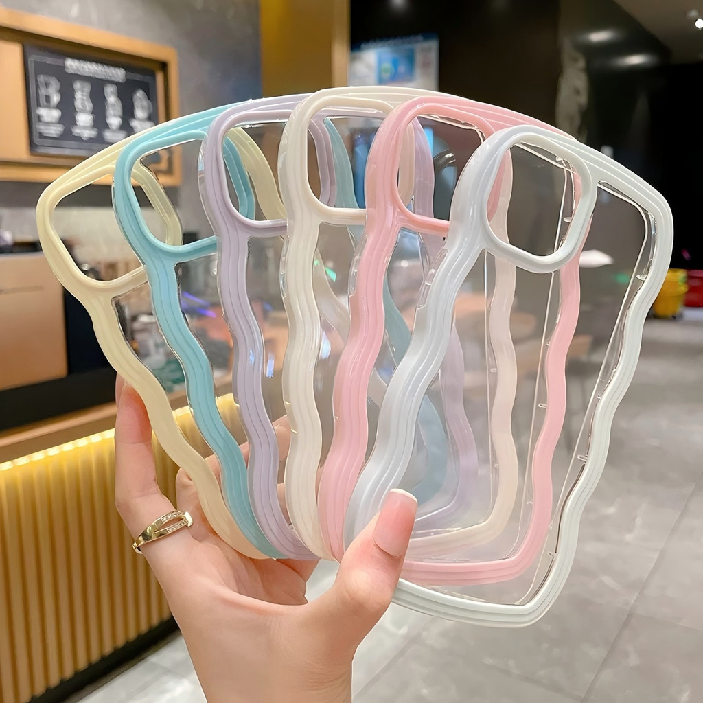 แฟชั่นที่มีสีสันลูกอมสีกรอบที่เรียบง่ายกรณีโทรศัพท์สําหรับ ไอโฟน 17 16 15 14 13 12 11 มือโปร สูงสุด X Xs เอ็กซ์อาร์ 8 7บวกที่ถอดออกได้กันกระแทกนุ่ม ทีพียู ปกหลัง