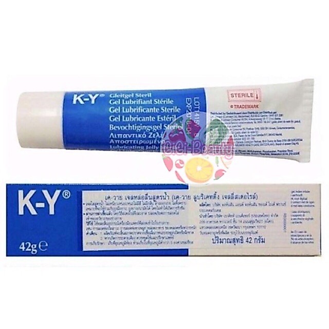 K-Y KY Lubricating Jelly Sterile  เค-วาย เควาย เจลหล่อลื่นสูตรน้ำ