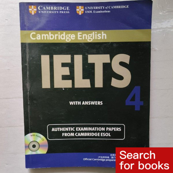 หนังสือภาษาอังกฤษ IELTS4 มือสอง