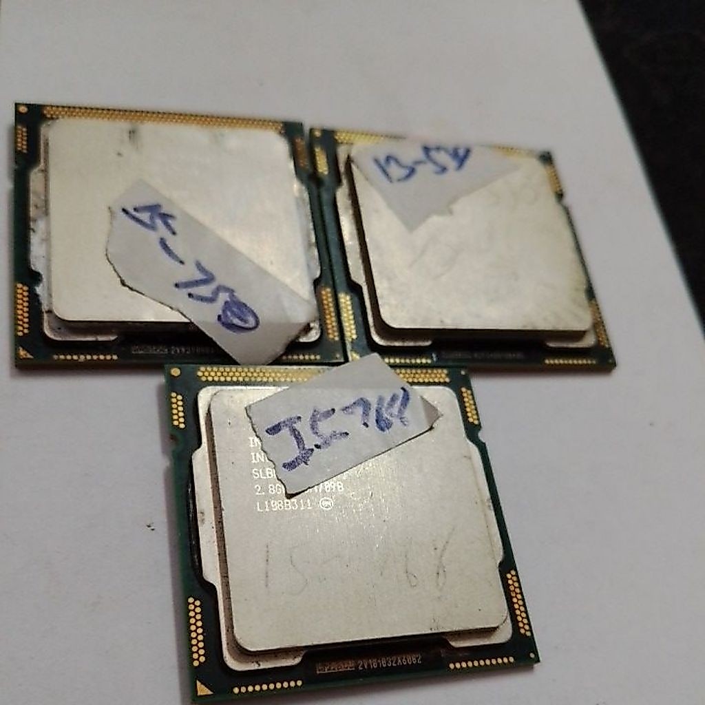 CPU intel socket 1156Gen 1 มือสอง i3-530,i5-750 ,i5-560,i5-768