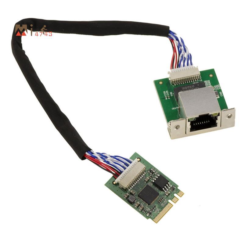 Mi4743iINFORMATIQUE M2 M.2 NGFF EC Key 2.5 Gigabit RJ45 LAN Ethernet 10 100 1000 1G 2.5G. พร้อมชิป I