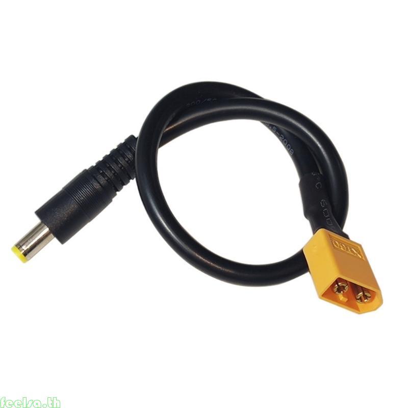 Feela 30 ซม.DC5521 ถึง XT60 สายเชื่อมต่อชาย XT60 Connector 5 5x2 5 มม.สายไฟ