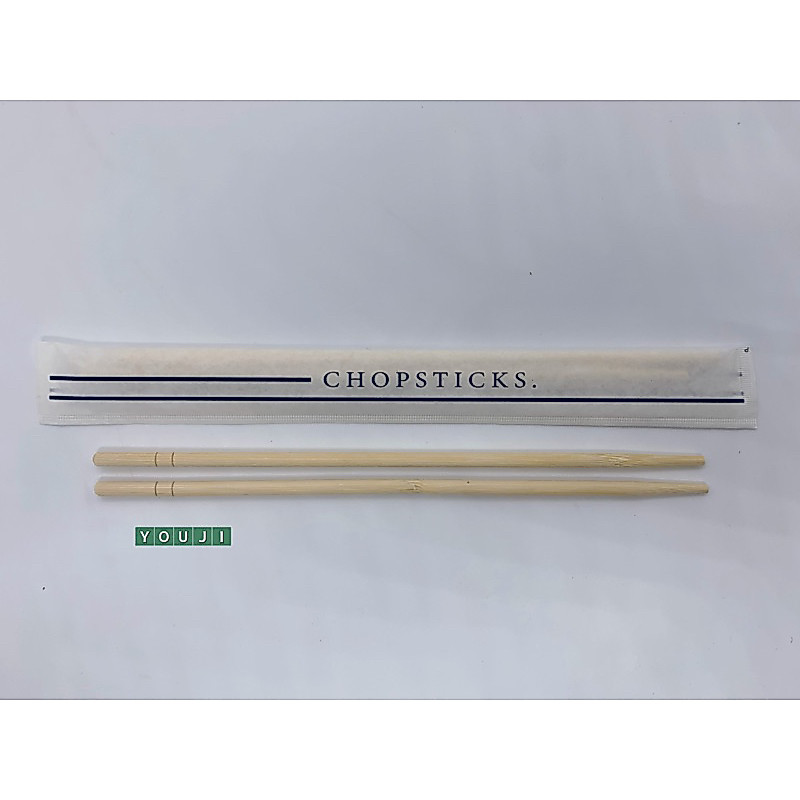 ตะเกียบอนามัย ตะเกียบไม้ ตะเกียบคุู่ ซองกระดาษ 70 คู่ (น้ำเงิน) / Chopsticks in paper wrap 70 pairs