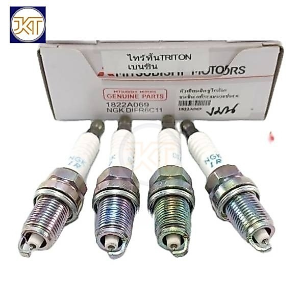 ส่งเร็ว Triton หัวเทียน อิรีเดียมIRIDIUM มิตซูTRITON2.4เบนซิน/CNG 4G64 ตรงรุ่นรถ(ราคา/ชุด4หัว)แท้ 1822A069/DIFR6C11 NGK