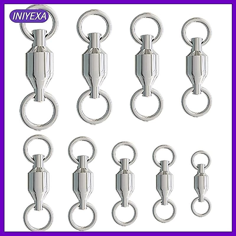 [Iniyexa] 25 ชิ้นแบริ่งอุปกรณ์เสริมตกปลาทะเล Heavy Duty แหวนตกปลา