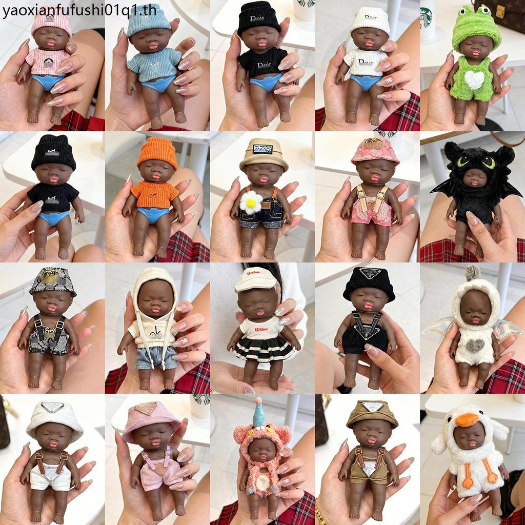 Natasha ทรัมเป็ตมินิรุ่นตุ๊กตาสีขาว Pitashana Family Pinch Happy Ratasha ตุ๊กตาเสื้อผ้าผม