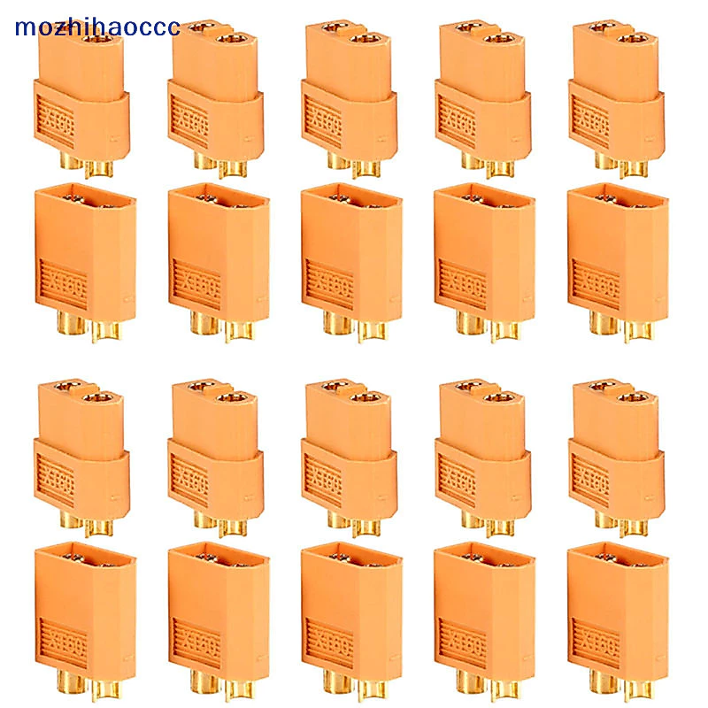 [mozh ] 20pcs 10 คู ่ XT60 ชายหญิง Bullet Connectors ปลั ๊ กสําหรับ RC Lipo [TH ]
