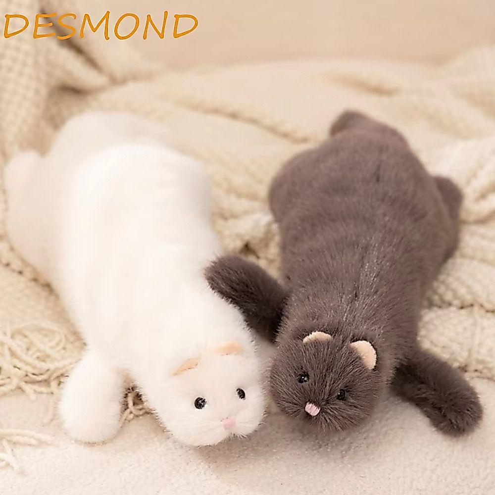 DESMND ตุ๊กตา Ferret ตุ๊กตาของเล่น,ลักษณะเหมือนจริง Huggable ตุ๊กตา Ferret ของเล่น,น่ารัก 47 ซม.นุ่ม