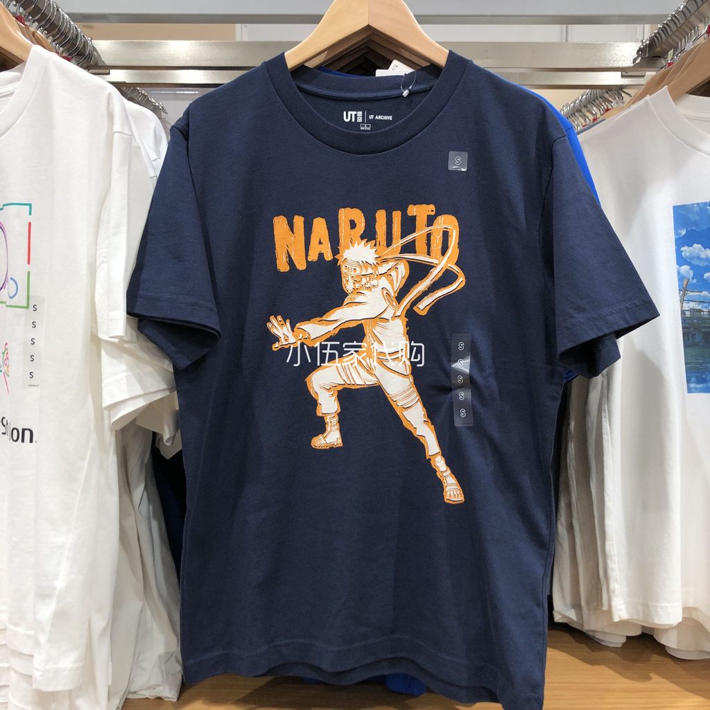 พร้อมสต็อก ชุดคู่รัก U-T NARUTO เสื้อยืดพิมพ์ลายอะนิเมะแขนสั้น Naruto Naruto 100% Premium Cotton เสื