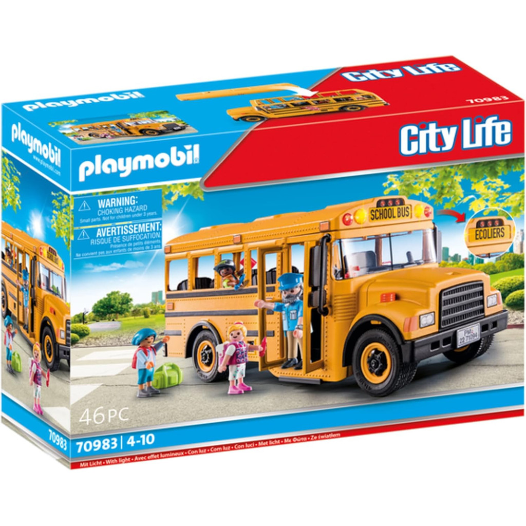 Playmobil 7083 School Bus ชุดของเล่น