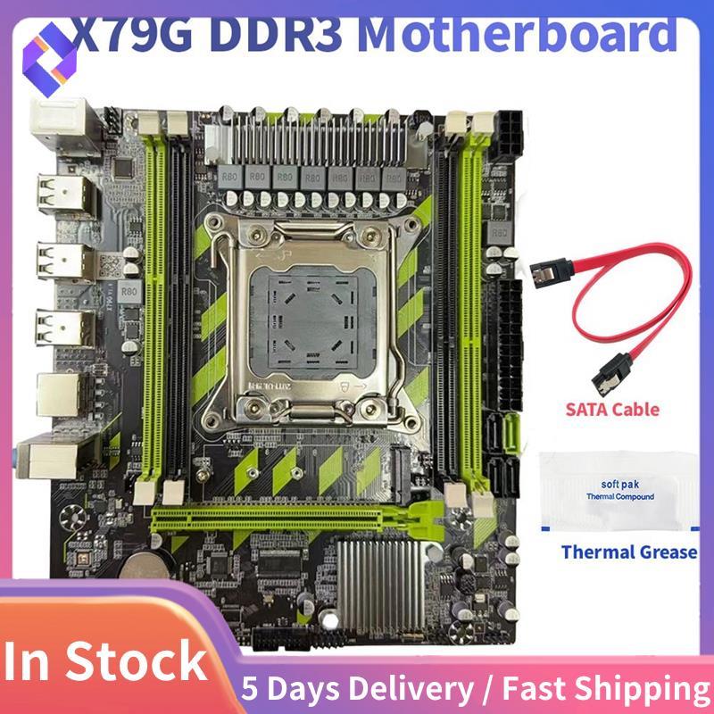 X79G DDR3 เมนบอร์ดเดสก์ท็อป LGA2011 4XDDR3 RECC ช่อง M.2 NVME PCI-E X16 SATA3.0 Server X79 เมนบอร์ดส