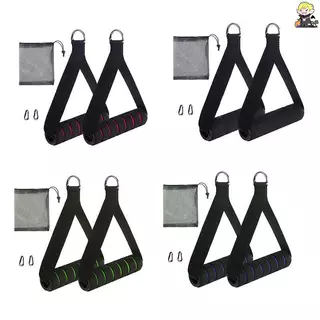 [CLA] D-Ring Metal Gym Handles Grip ออกกําลังกาย Heavy Duty Cable Machine Handle พร้อมตะขอสําหรับ Home Resistance Bands อุปกรณ์ฟิตเนส [TH]