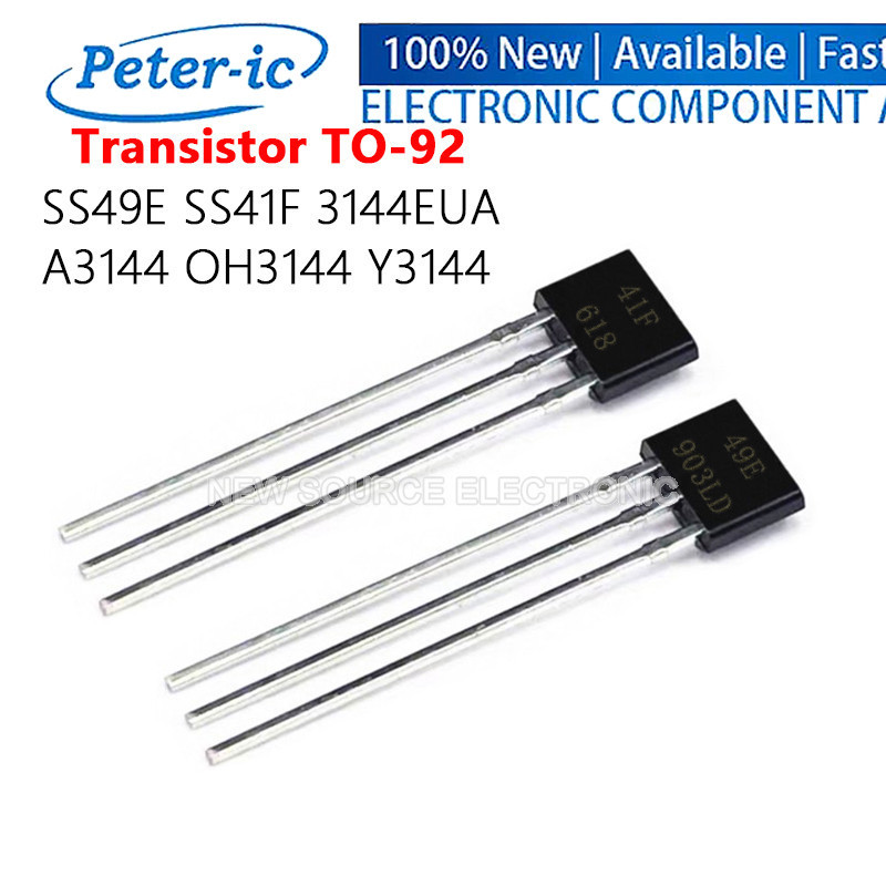 (10 ชิ้น) SS49E TO92 ทรานซิสเตอร์ 3144EUA SS41F A3144 OH3144 Y3144 49E 44E 3144 41F Hall Sensor