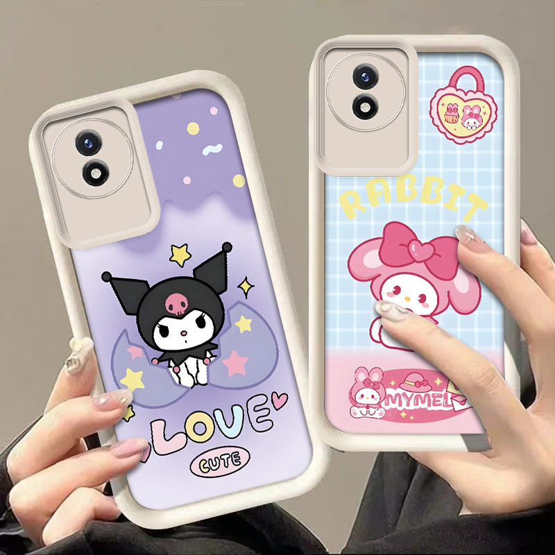 เคส vivo y02t เคส vivo y02 y02a ฝาครอบกันกระแทกที่ทนทานสําหรับรุ่นคู่