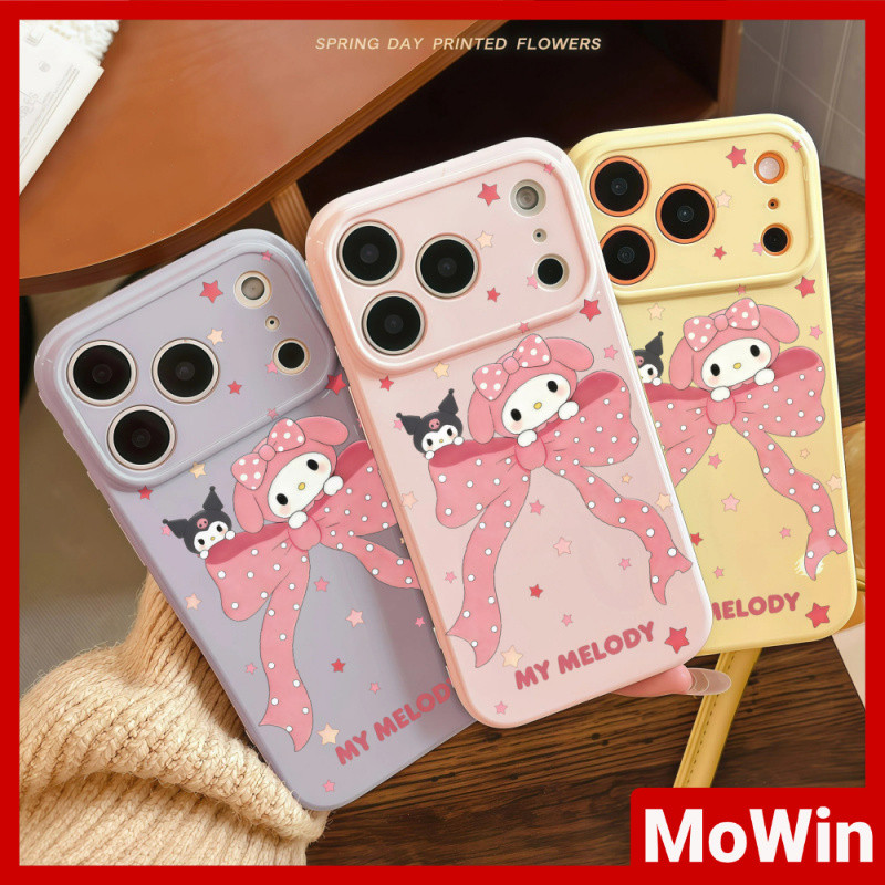 Mowin Case - เคสโทรศัพท์รูปหัวใจ นุ่ม เงา ใช้ได้กับเคส iPhone 11 และ iPhone 17 Pro Max, Melody Bow