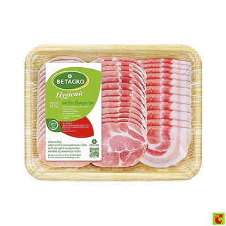 เบทาโกร หมูสไลซ์ 3 อย่าง แช่แข็ง