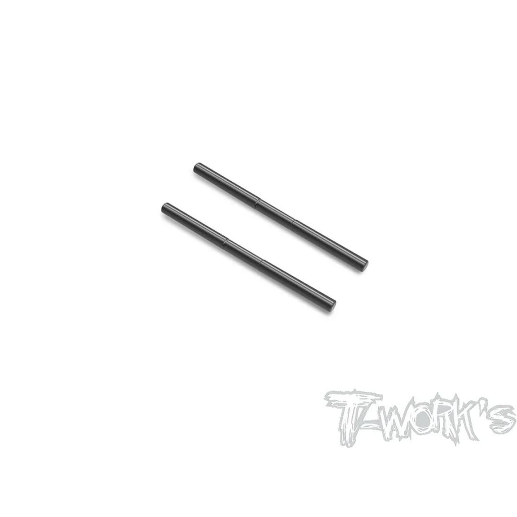 T-WORKS RC8 B4/B3.2/B3.1/B3/B4E/B3E DLC Surface Treatment ด้านหน้าด้านหลัง Lower Rocker Arm Shaft