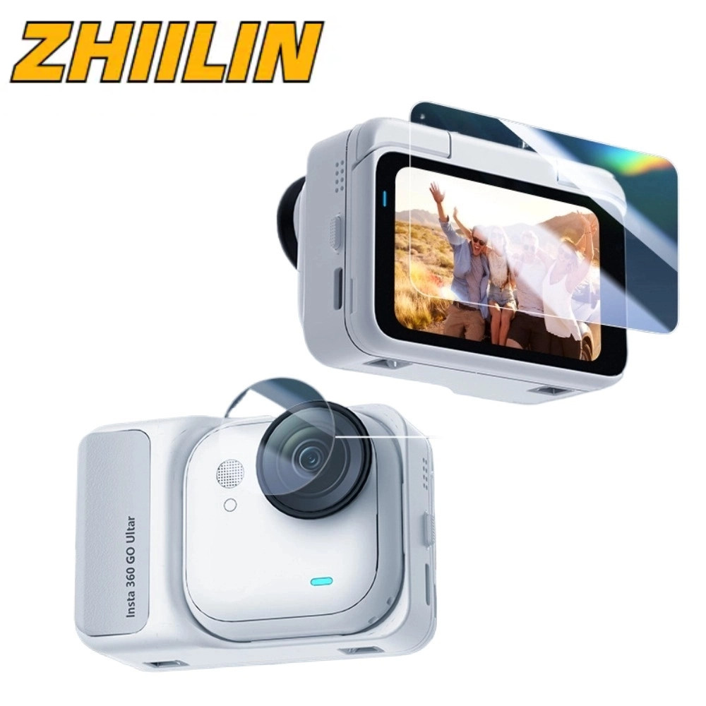 (ในสต็อก) เหมาะสําหรับ Insta360 GO Ultra กล้องกีฬาฟิล์มนิรภัย Anti Scratch และ Anti Drop ฟิล์มป้องกันอุปกรณ์เสริม CASE
