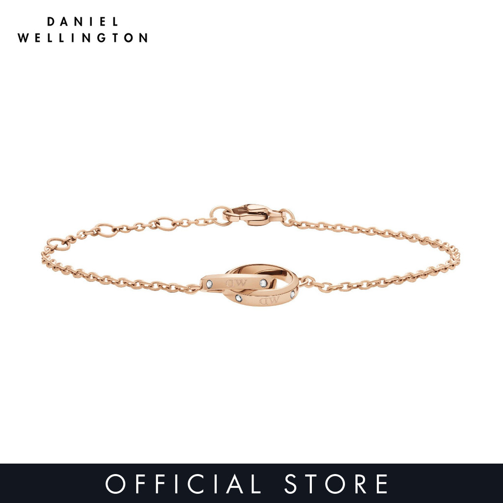 Daniel Wellington กำไลข้อมือ Lumine Unity  สีโรสโกลด์