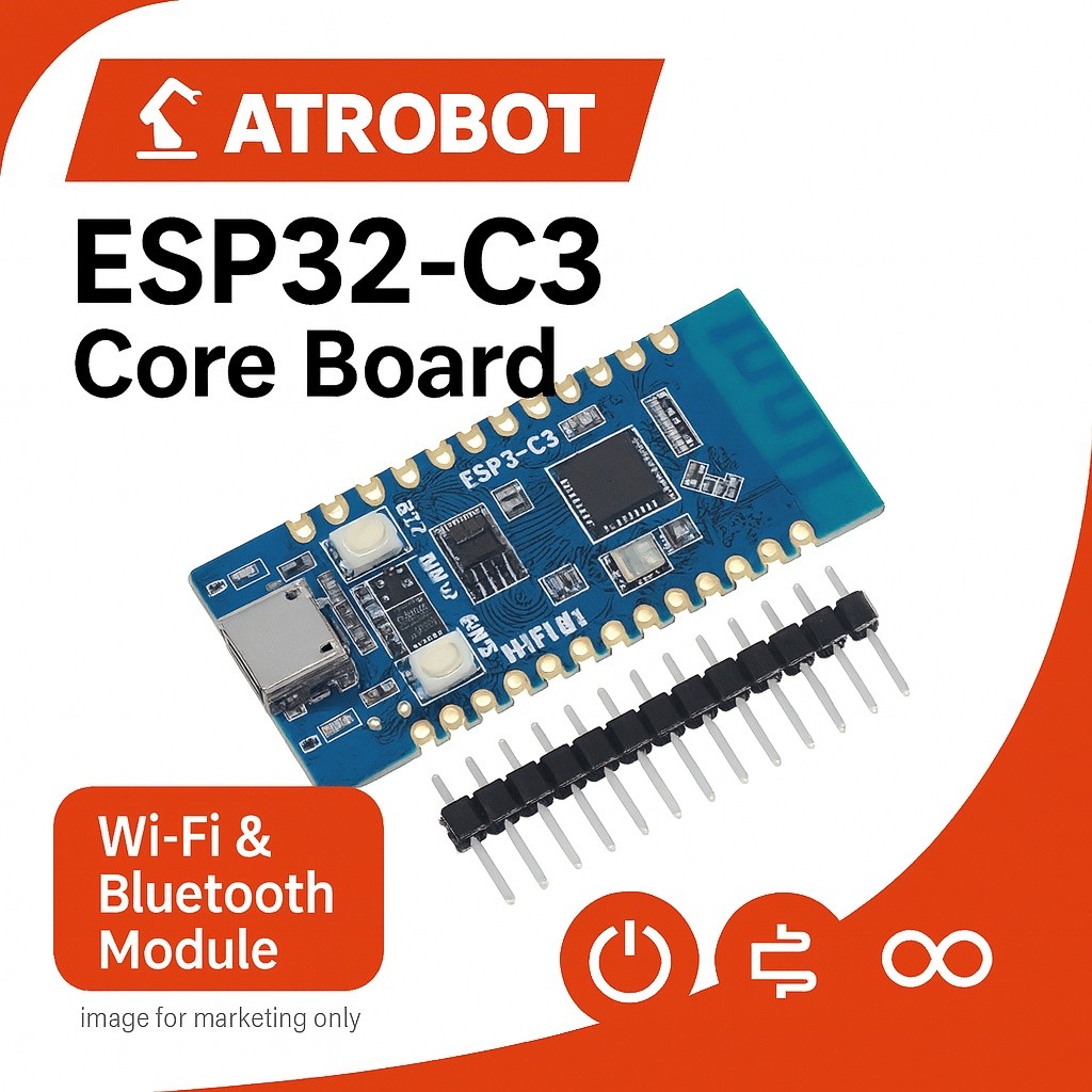 ESP32-C3 Development Board โมดูล WiFi/Bluetooth 2.4G ขนาดเล็ก IoT รองรับ Arduino/Flexible Programmin
