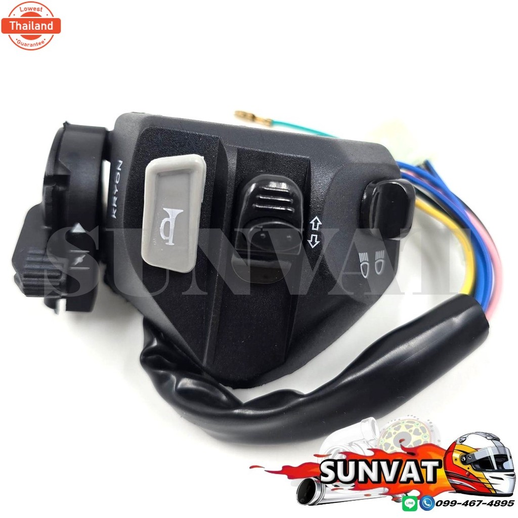 สวิทช์แฮนด์ MIO-MX MIO รุ่นแรก สายไฟ 10 เส้น ด้านซ้ายL รหัส 5TL-H3973-10-00 สวิทช์แฮนด์สำหรัมีโอ ตัว