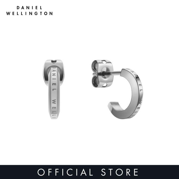 Daniel Wellington  ต่างหู ELAN EARRINGS สีเงิน