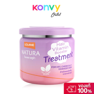Lolane Natura Booster Treatment For Dry Damaged And Oily Roots 250g โลแลน ทรีทเมนท์บำรุงเส้นผม.