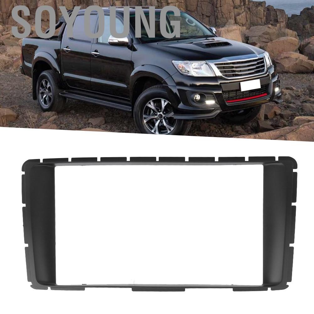 Soyoung กรอบการนำทาง 2din 7in Fascias DVD Radio Player Player Player Trim เข้ากันได้กับ Vigo Fortune