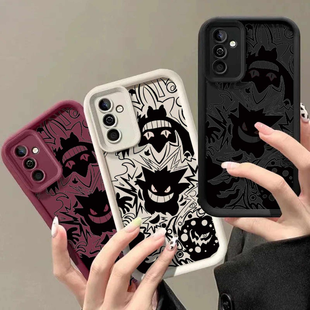 SAMSUNG เกราะโปร่งแสงเคสโทรศัพท์แม่เหล็กสําหรับSamsung Galaxy A57 A56 A55 A36 A35 A26 A17 A16 5G A07 สีทึบกันกระแทก