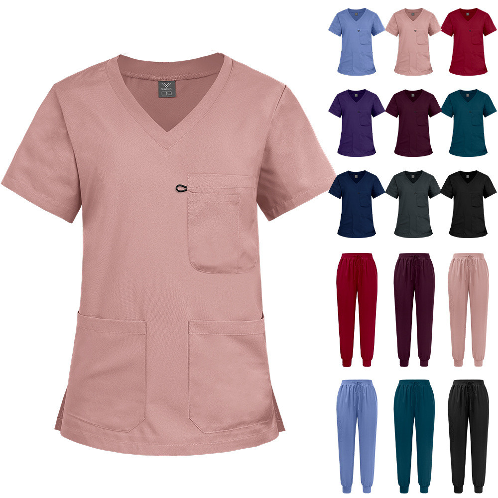 【2025 สีใหม่】NIAAHINN ชุดสครับ ชุดพยาบาล (เสื้อ+กางเกง)
