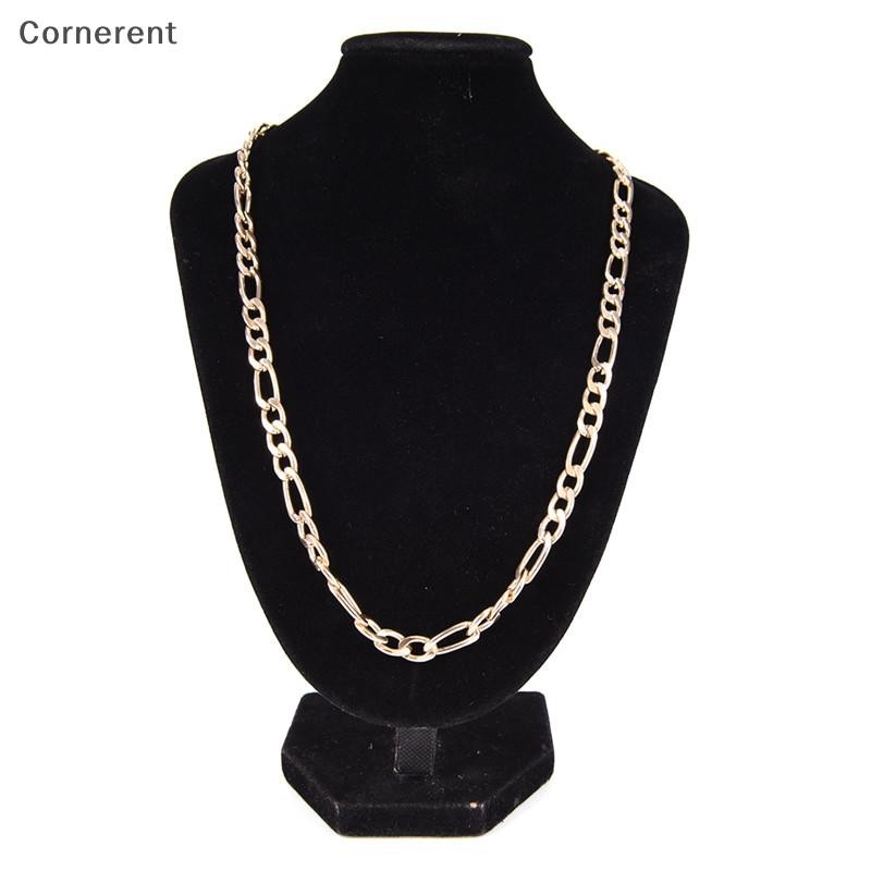 Null แฟชั่น 18K Gold Plated Mens Punk Chain สร้อยคอผู้หญิงสร้อยคอยาวเครื่องประดับ null