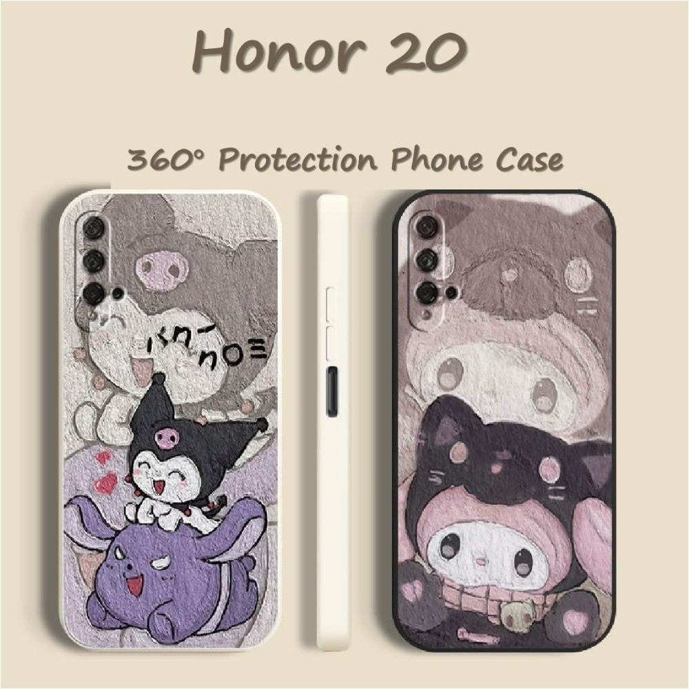 ExclusiveFor Honor 20 Silicone Full Cover Case Phone Case Cover Trend Cartoon Kuromi