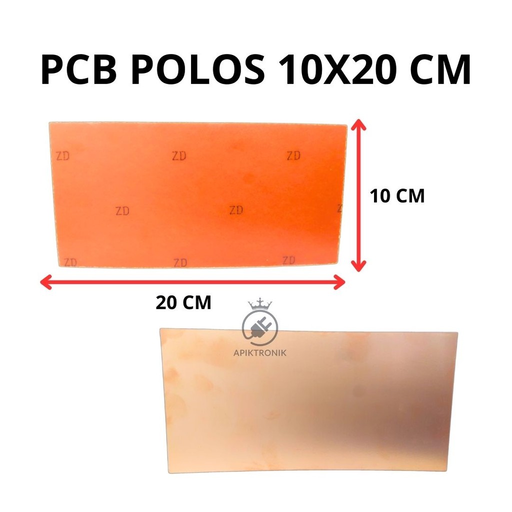 PCB ธรรมดา 10x20 ซม. – บอร์ด PCB เปล่าอเนกประสงค์