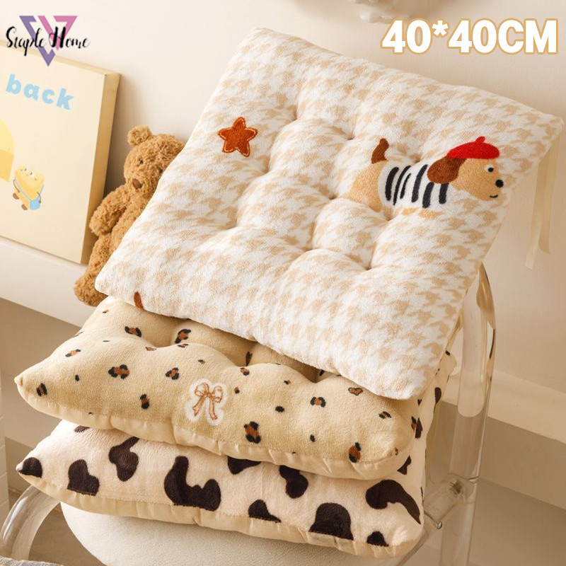 พร้อมส่ง เบาะรองนั่ง 40x40CM เบาะรองนั่งเก้าอี้ หนานุ่มนั่งสบาย การตกแต่งครัวเรือน สําหรับตกแต่งบ้าน