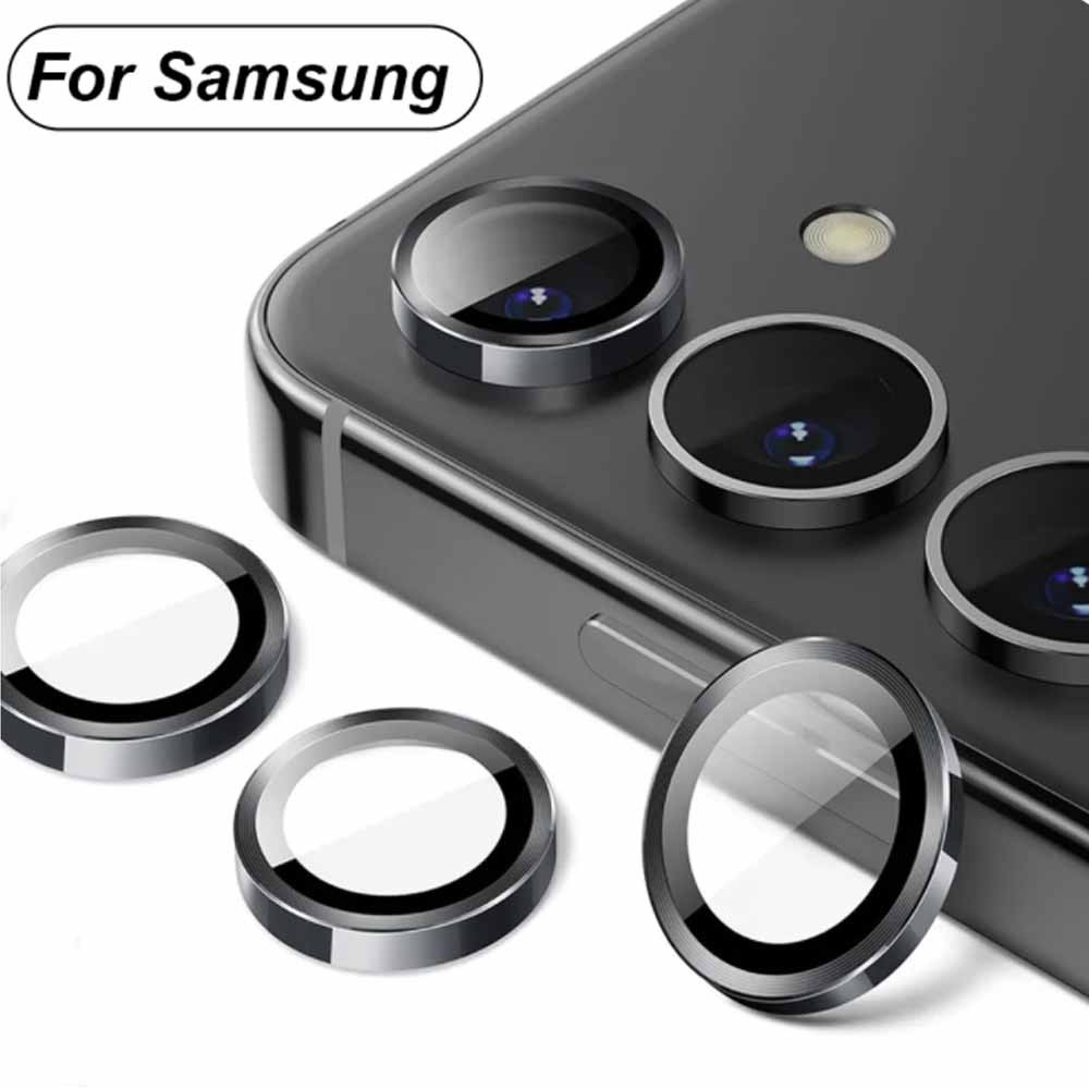 โลหะกล้องแหวนป้องกันสําหรับ Samsung Galaxy S25 FE GalaxyS25FE 5G 2025 แหวนโลหะป้องกันหน้าจอกระจกนิรภัยกล้องเลนส์ป้องกันฟิล์ม ราคา ถูกที่สุด ดีลบีเคเค แกลเลอรีภาพที่ 2