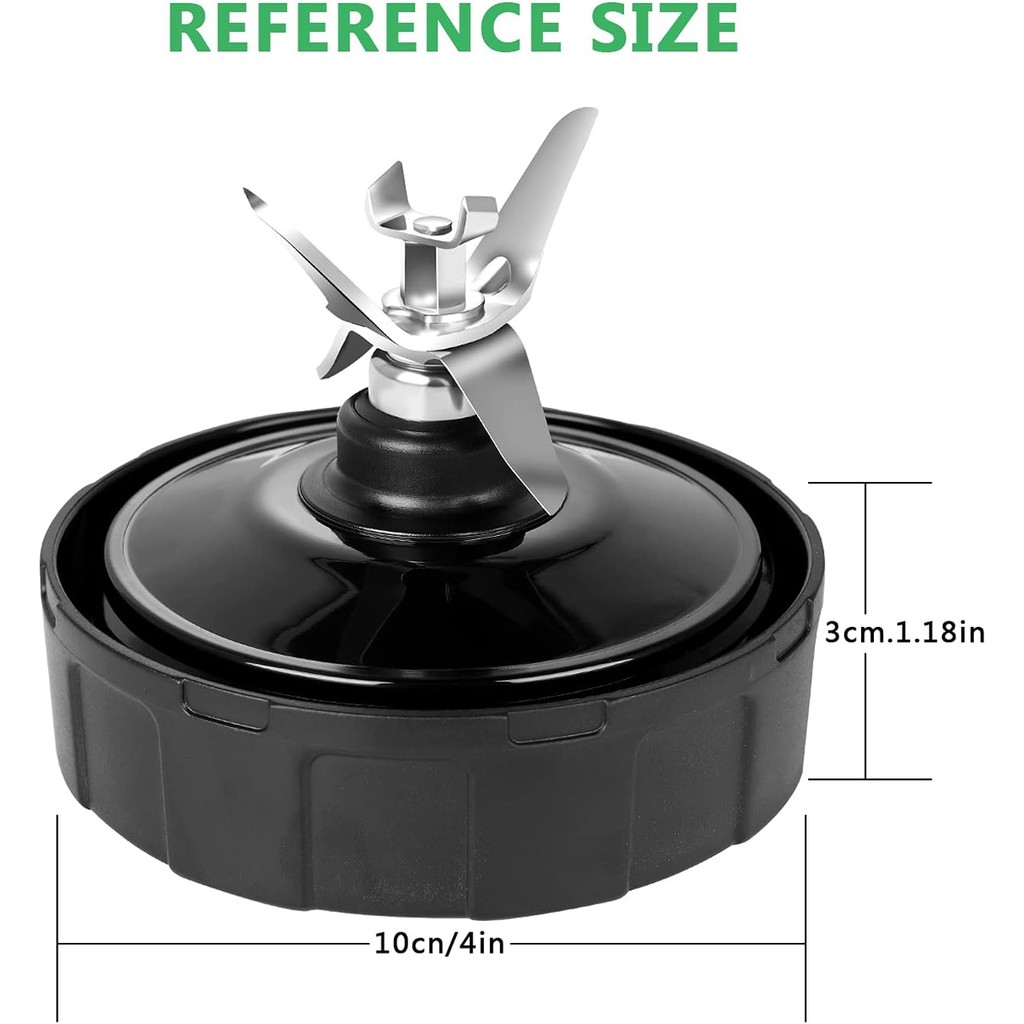 6 Fins BL480 เครื่องปั่นใบมีดเหมาะสําหรับ Nutri Nin-ja Auto iQ BL480-70 BL481-70 BL482-70 BL450-70 B