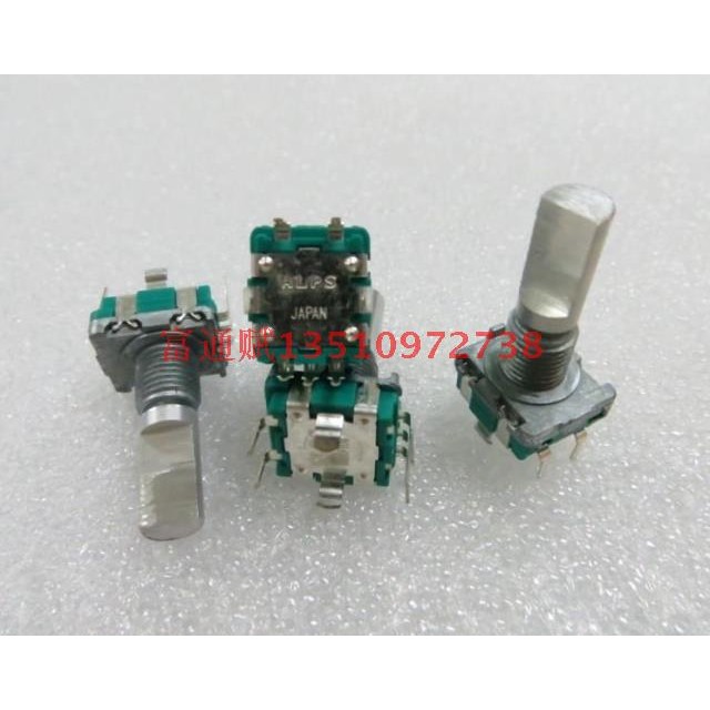 ยี่ห้อใหม่ญี่ปุ่น ALPS นําเข้า Encoder Encoder Switch Pulse Volume 20-Digit 20 มม.ครึ่งแกนพร้อมสวิตช