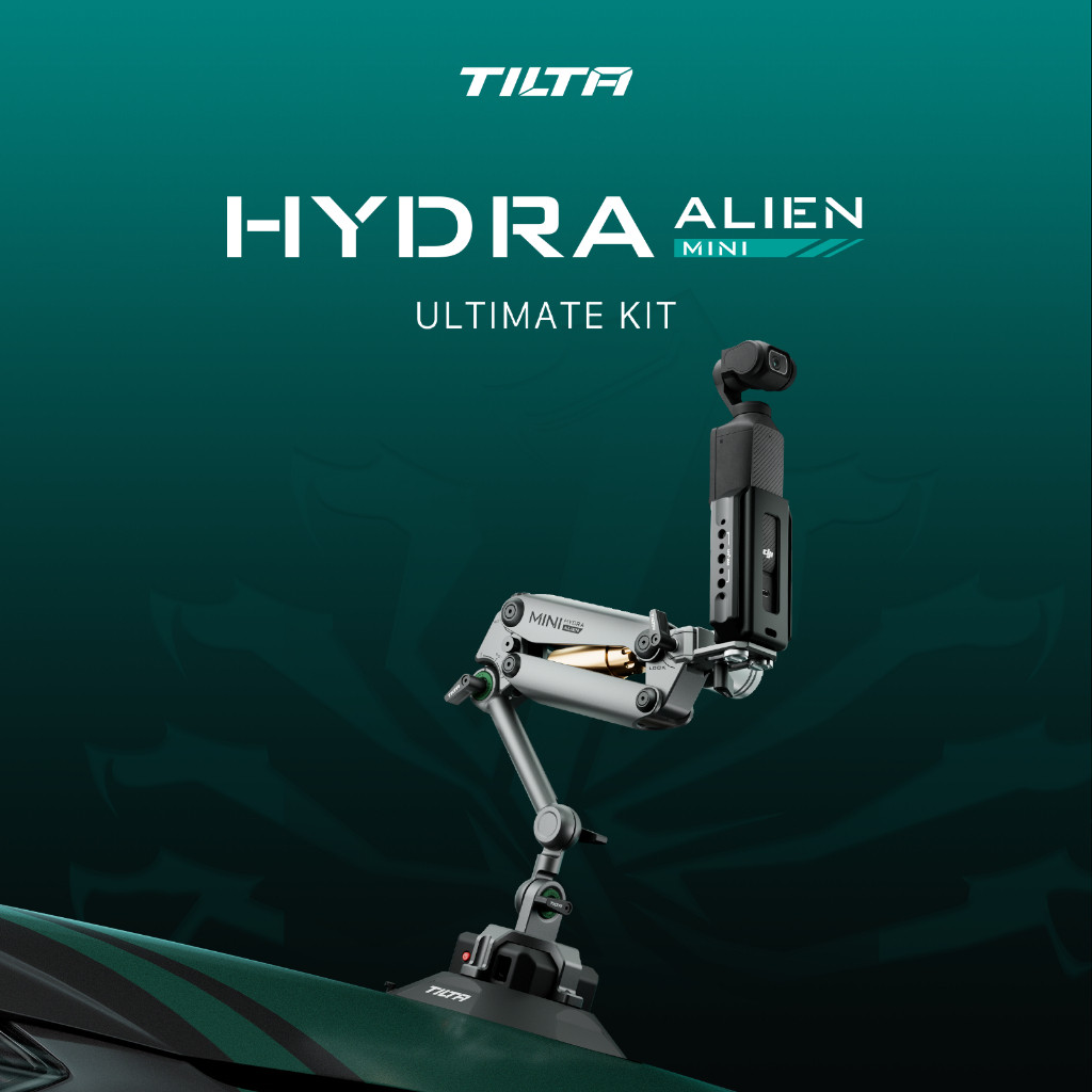 TILTA Hydra Alien CarMounting โช้คอัพรถยนต์แขน Motion Tracking กล้อง Mini อิเล็กทรอนิกส์ดูดถ้วยกล้อง