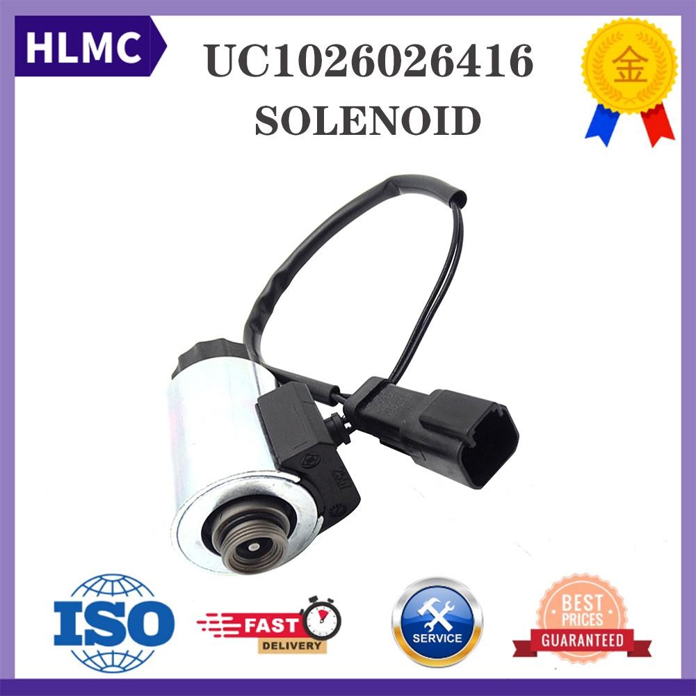 ชิ้นส่วนรถขุดวาล์วโซลินอยด์ไฮดรอลิก UC1026026416 สําหรับ Komatsu รถตักล้อ WA150-6 WA200-5 WA200-6 WA