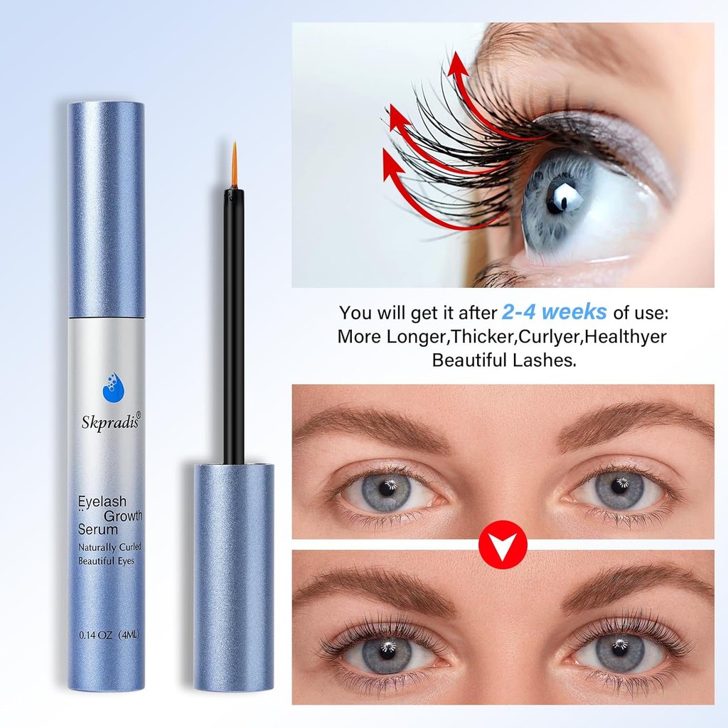 Advanced Lash Serum 4ml เซรั่มขนตา Lash Growth Rapid Eyelash Growth Serum,Fuller และหนา Vegan Lash E